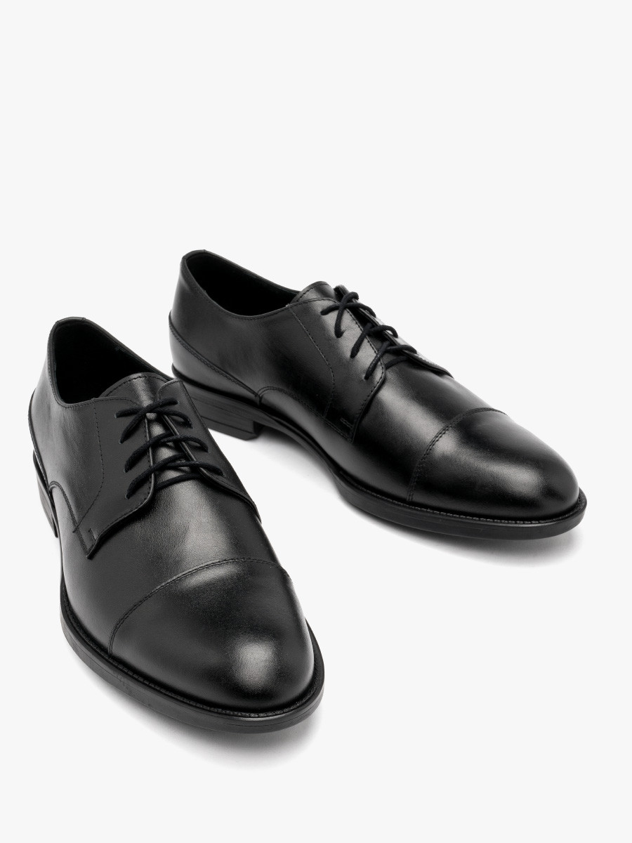 Czarny póbut wizytowy mski