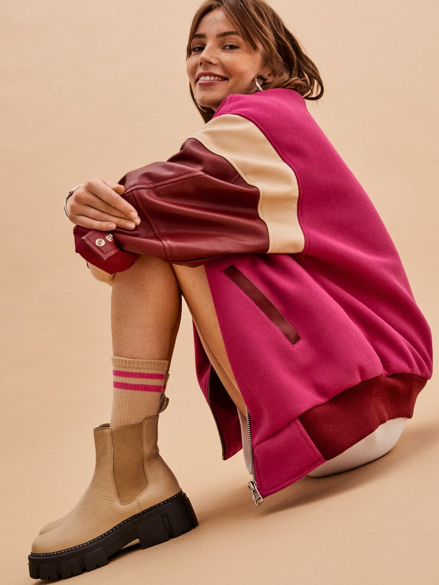 Beowe sztyblety na grubej podeszwie