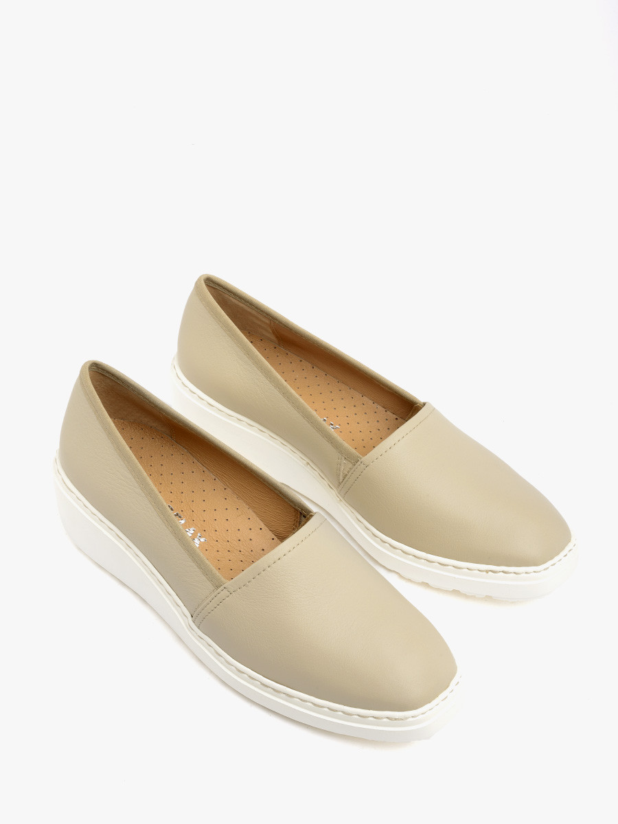 Beowe mokasyny damskie na platformie