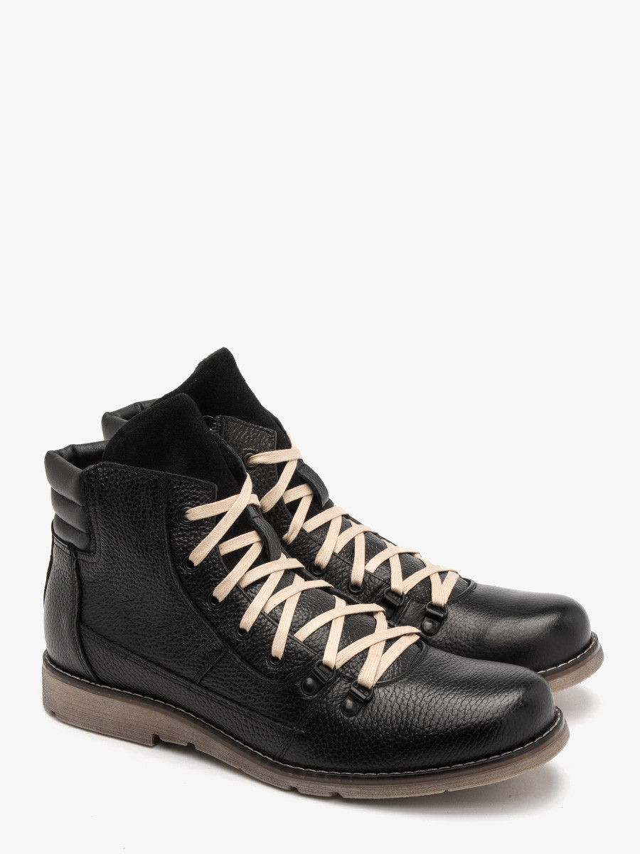 Trzewik mski z czonych skór