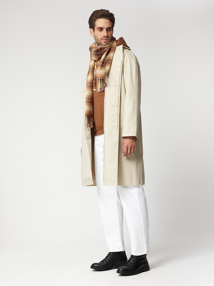 Czarny trzewik mski na lekkiej podeszwie