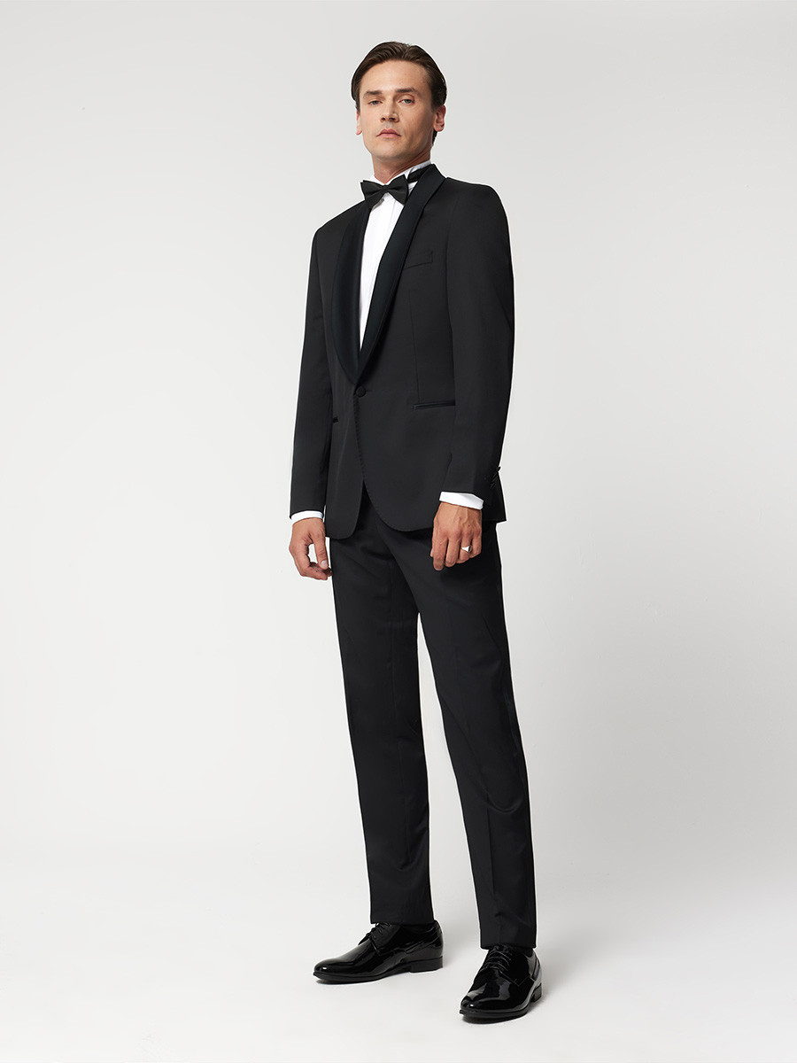 Lakierowane póbuty mskie