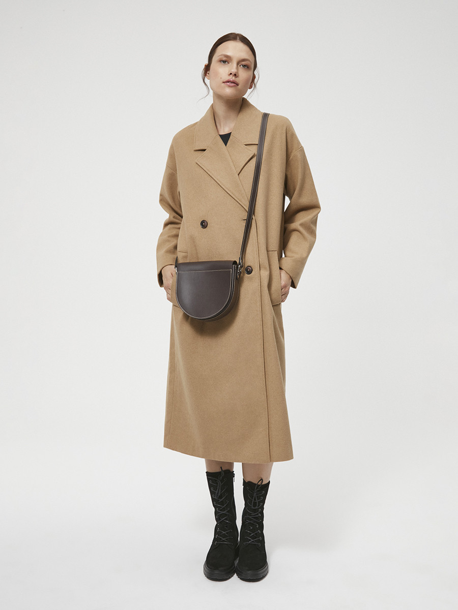 Maa, ciemnobrzowa torebka