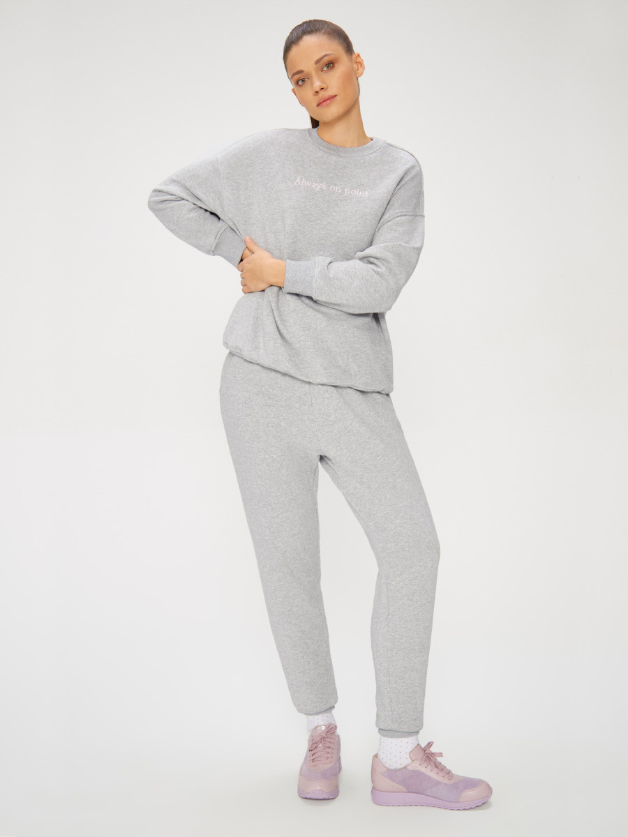 Szare spodnie dresowe