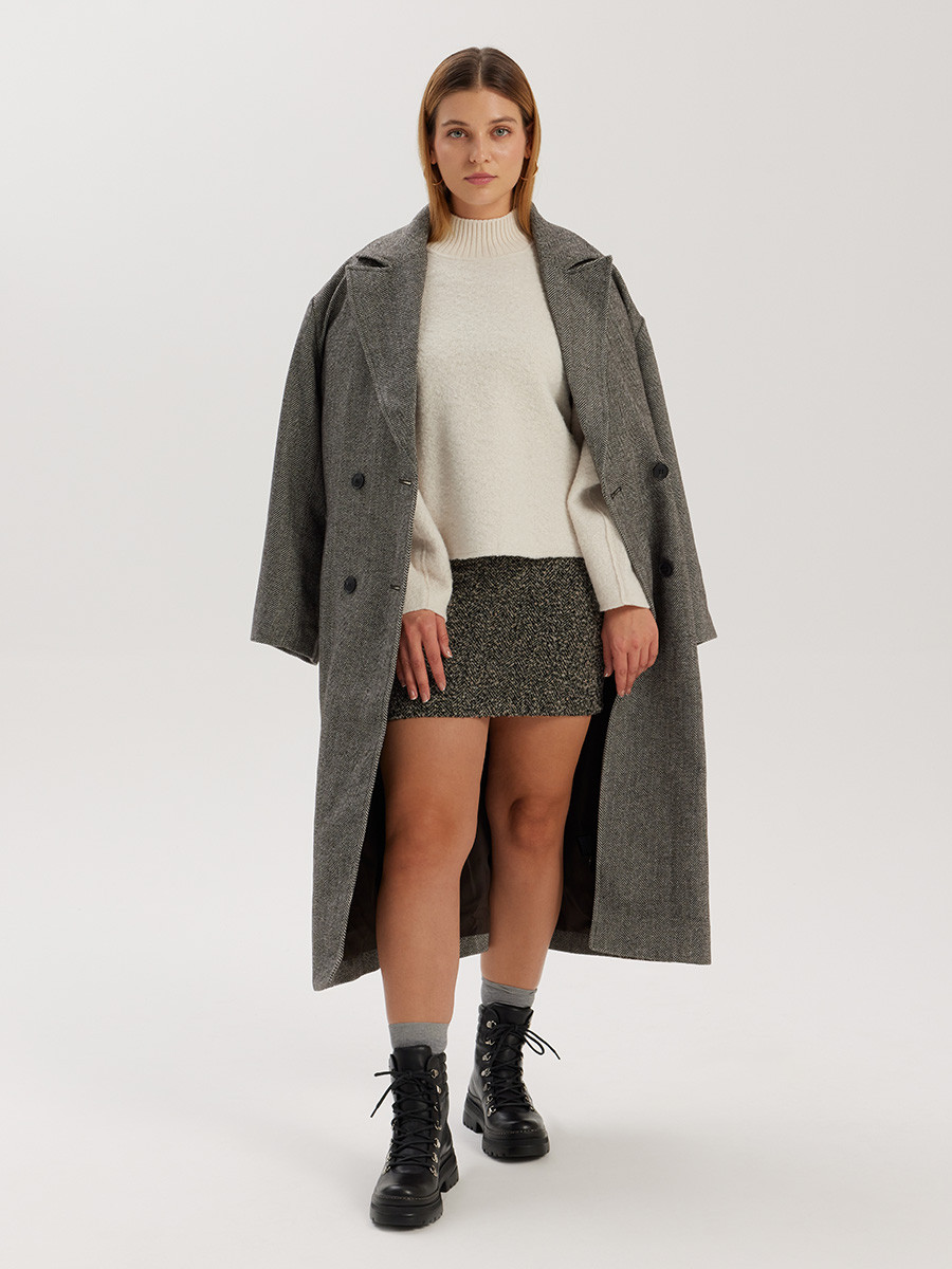 Czarne trzewiki z ozdobn podeszw