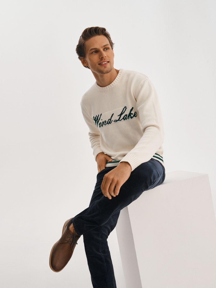 Brzowe póbuty mskie