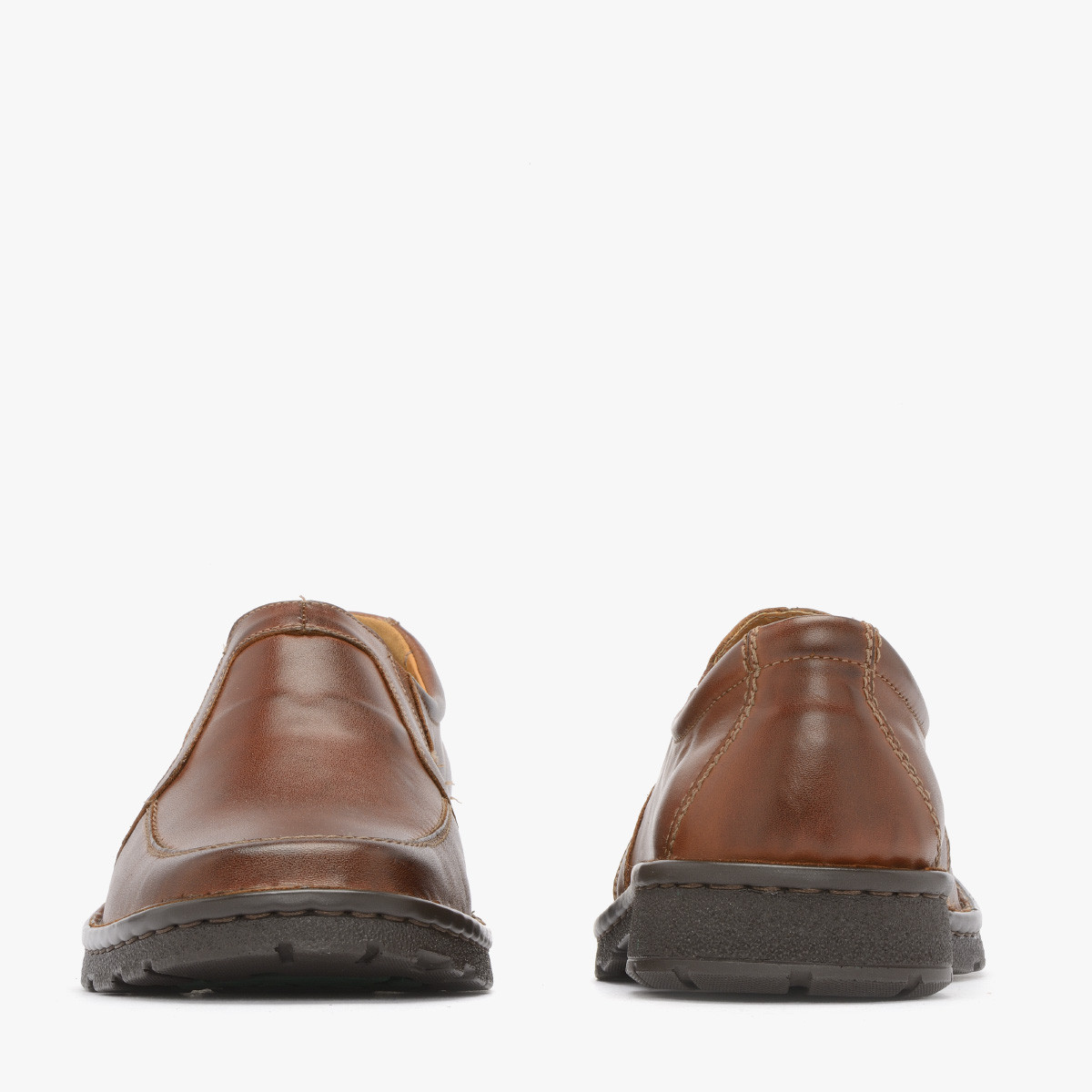 Brzowe póbuty mskie