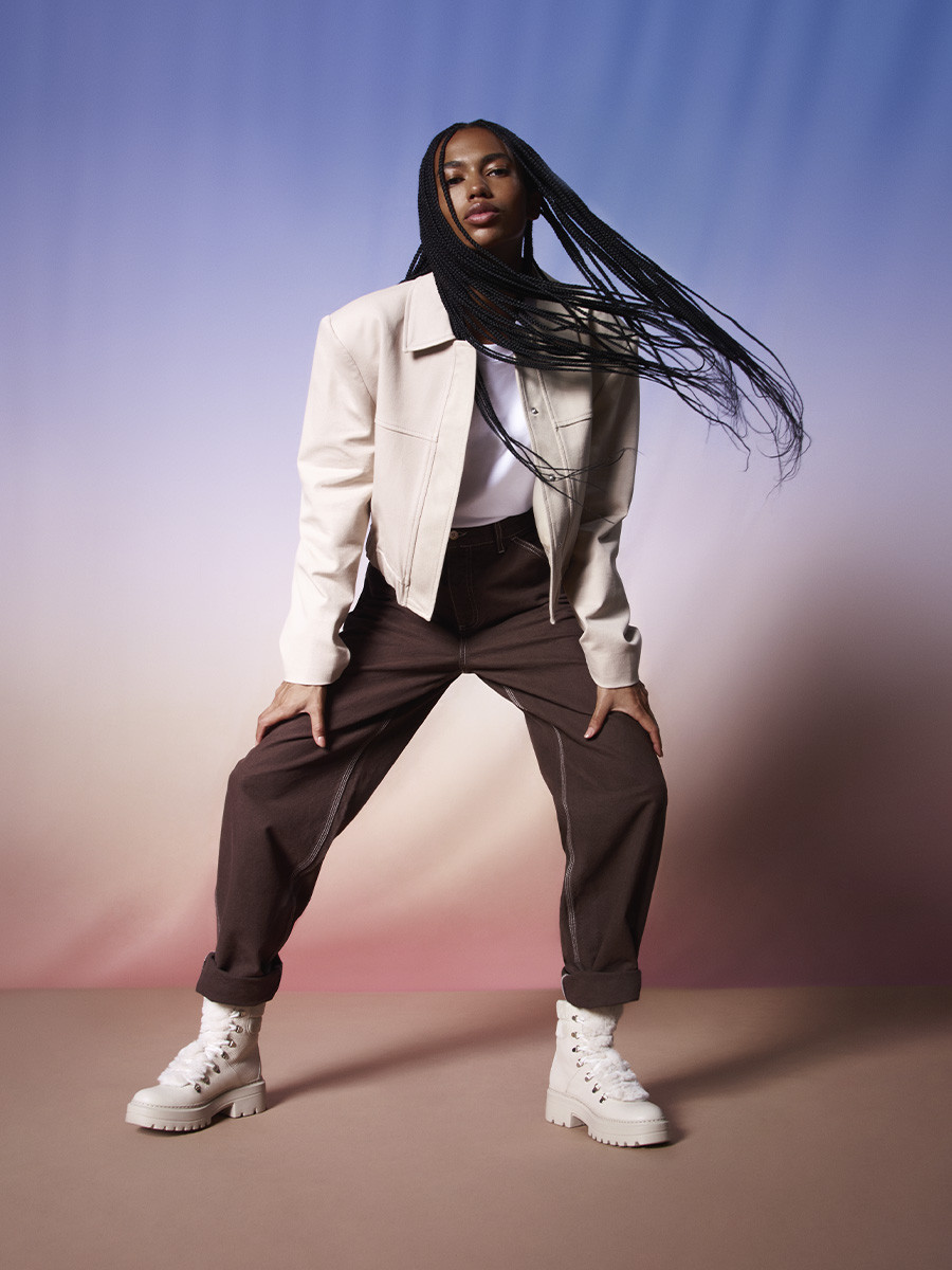 Beowe ocieplane trzewiki