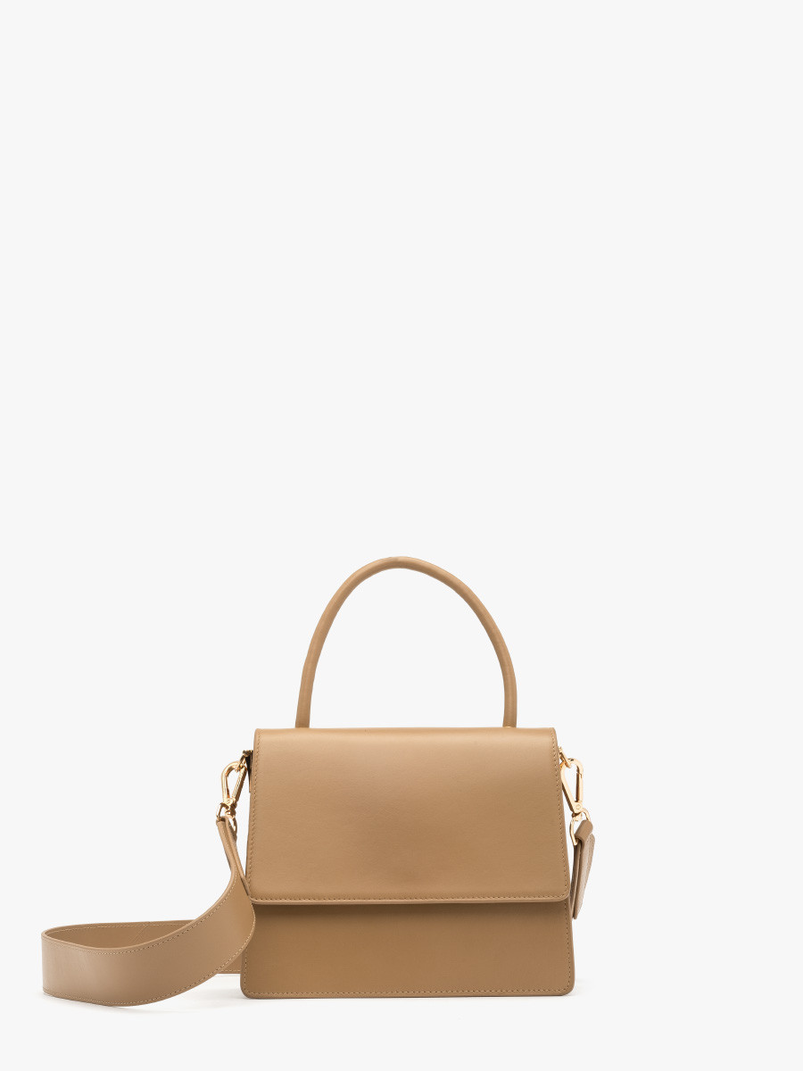 Maa ciemnobeowa torebka