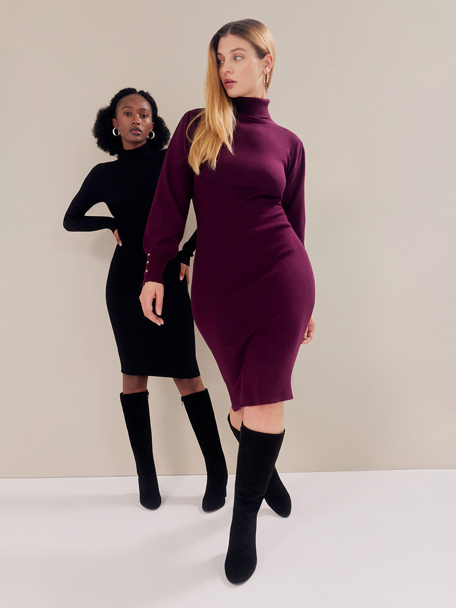 Czarne kozaki damskie z wsk cholewk