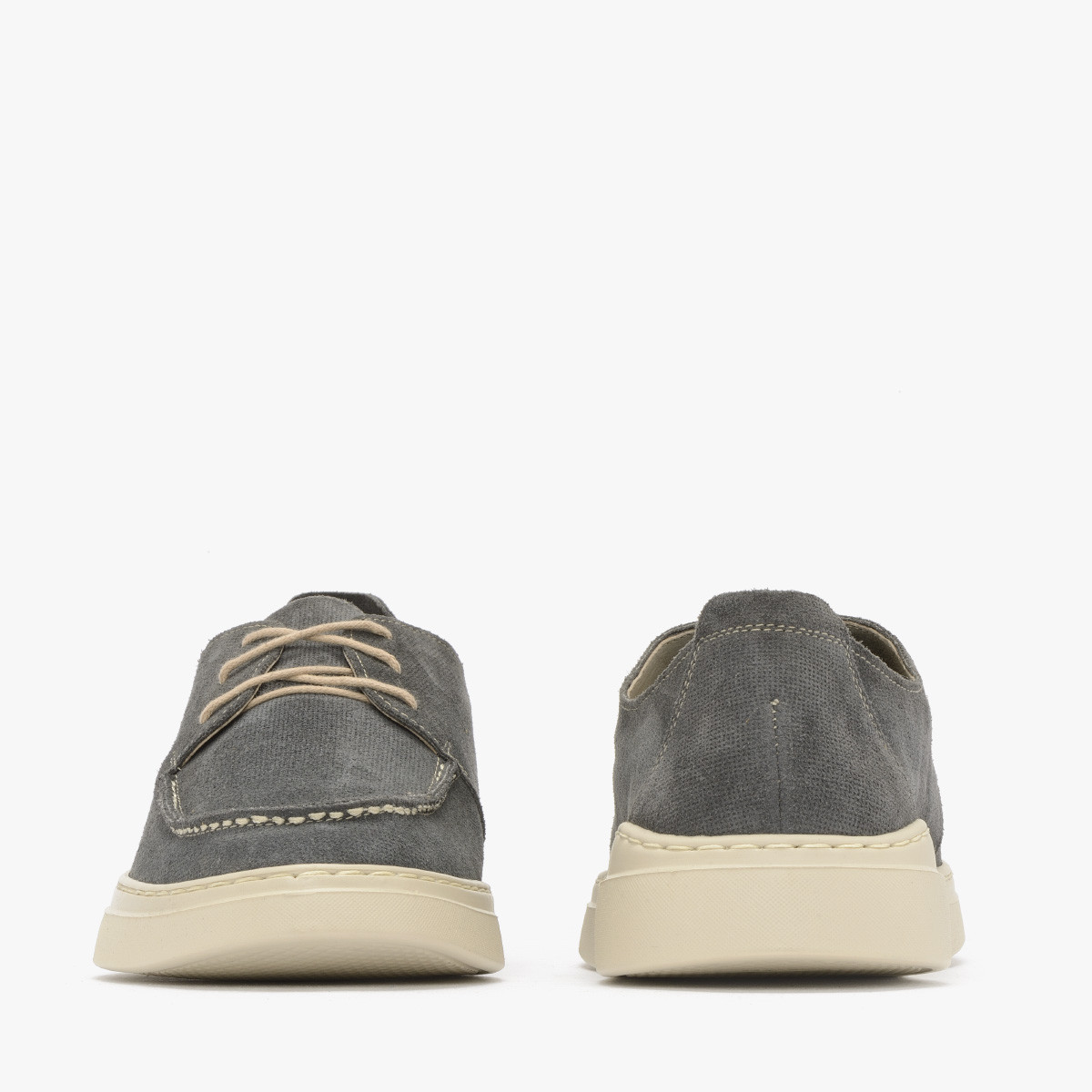 Szary póbut mski z beowymi obszyciami