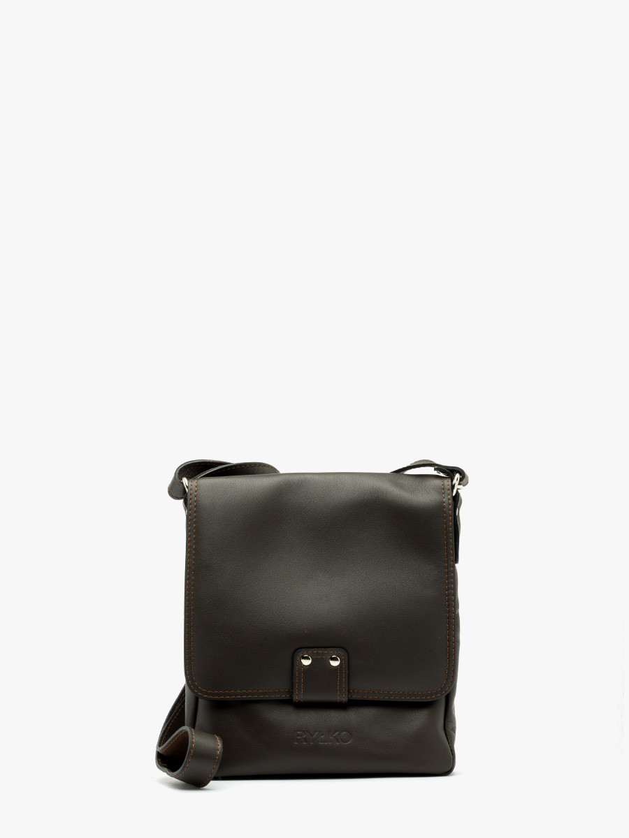 Brzowa torba mska redniej wielkoci