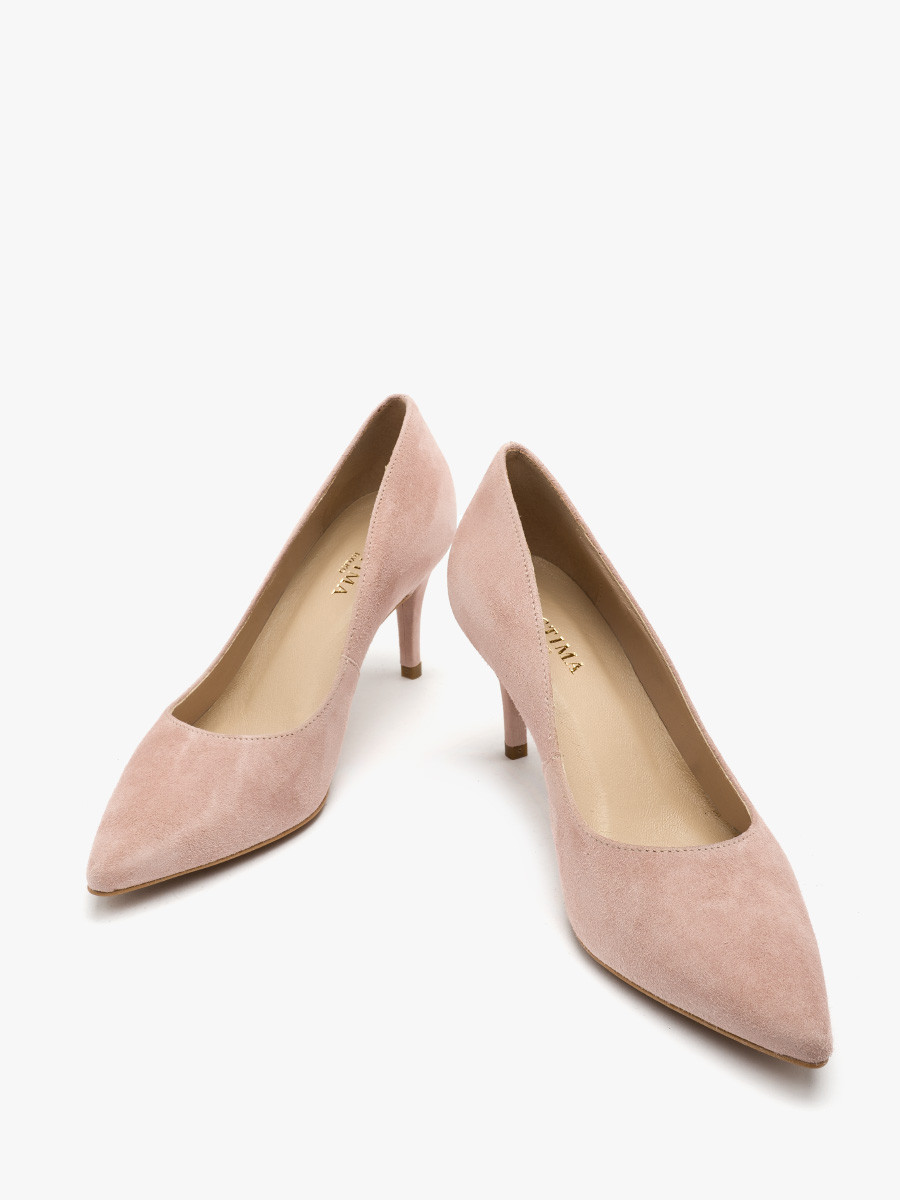 Pudrowo-róowe czóenko