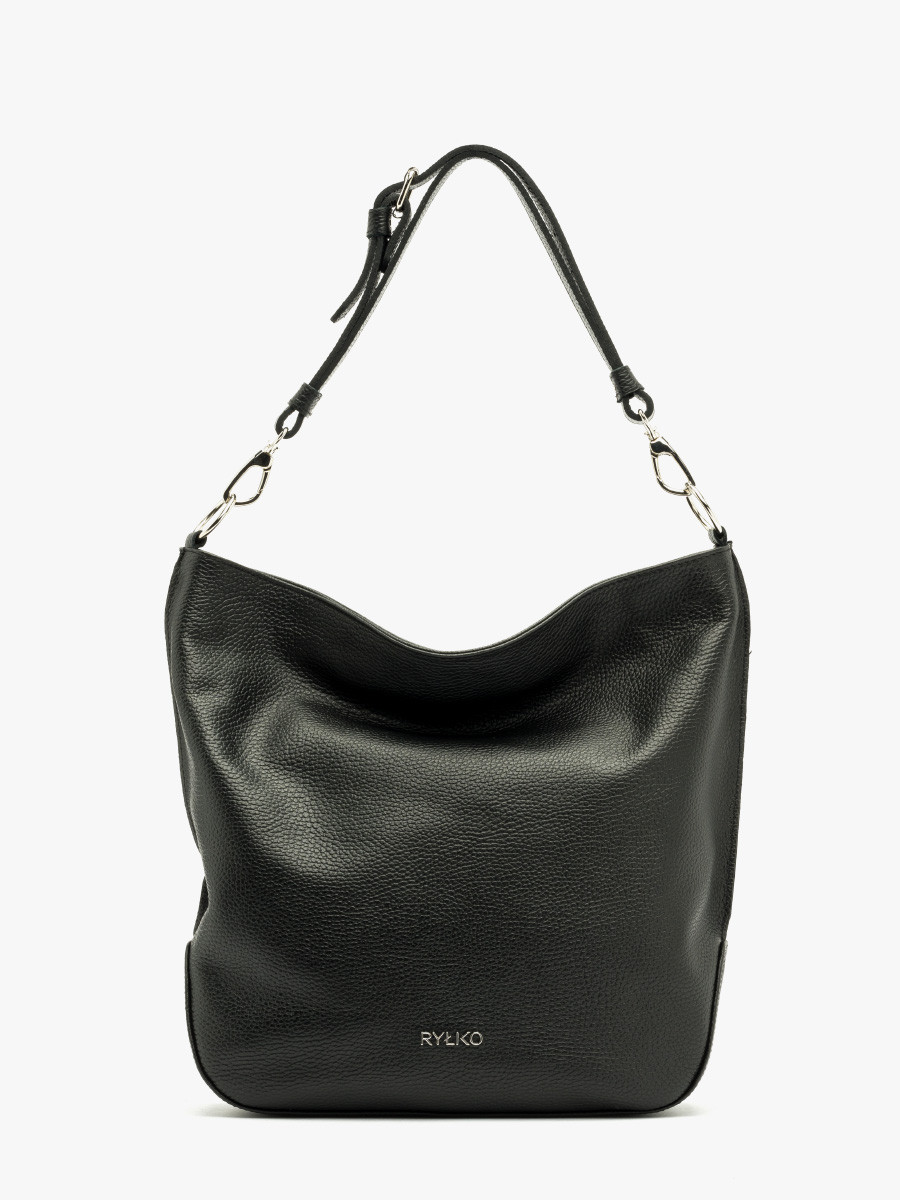 Czarna pakowna torebka damska