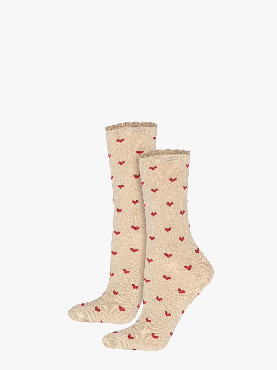 Beowe skarpety damskie w serduszka