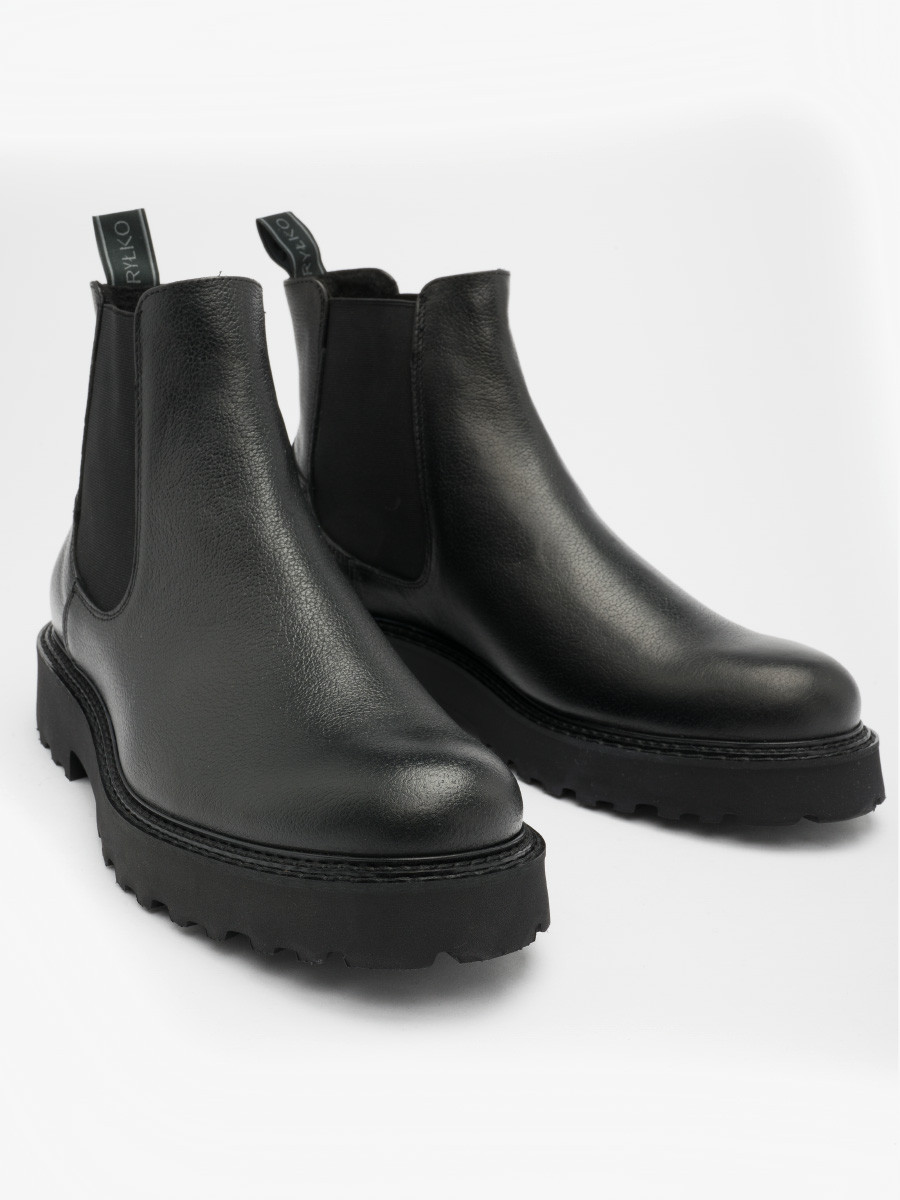 Czarne sztyblety mskie