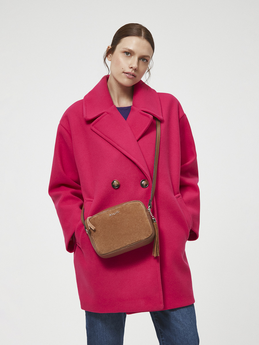 Ruda torebka z frdzlem