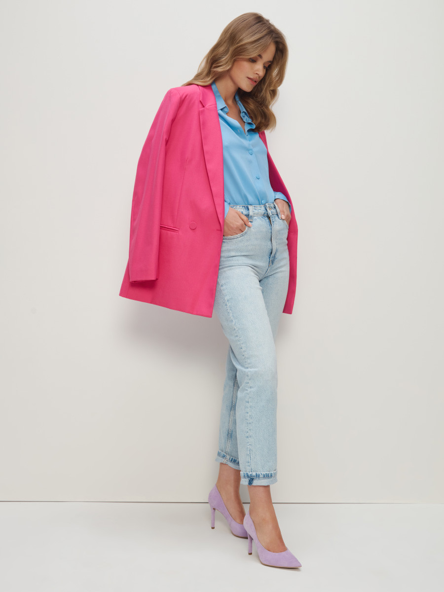 Liliowe czóenka na wysokiej szpilce