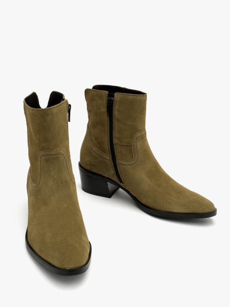 Botki na niskim obcasie