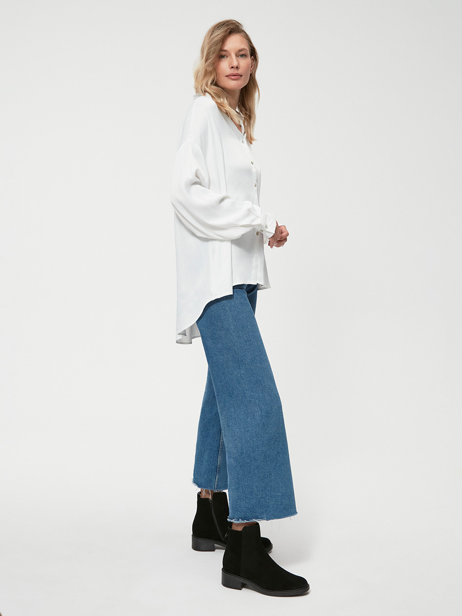 Czarne welurowe botki