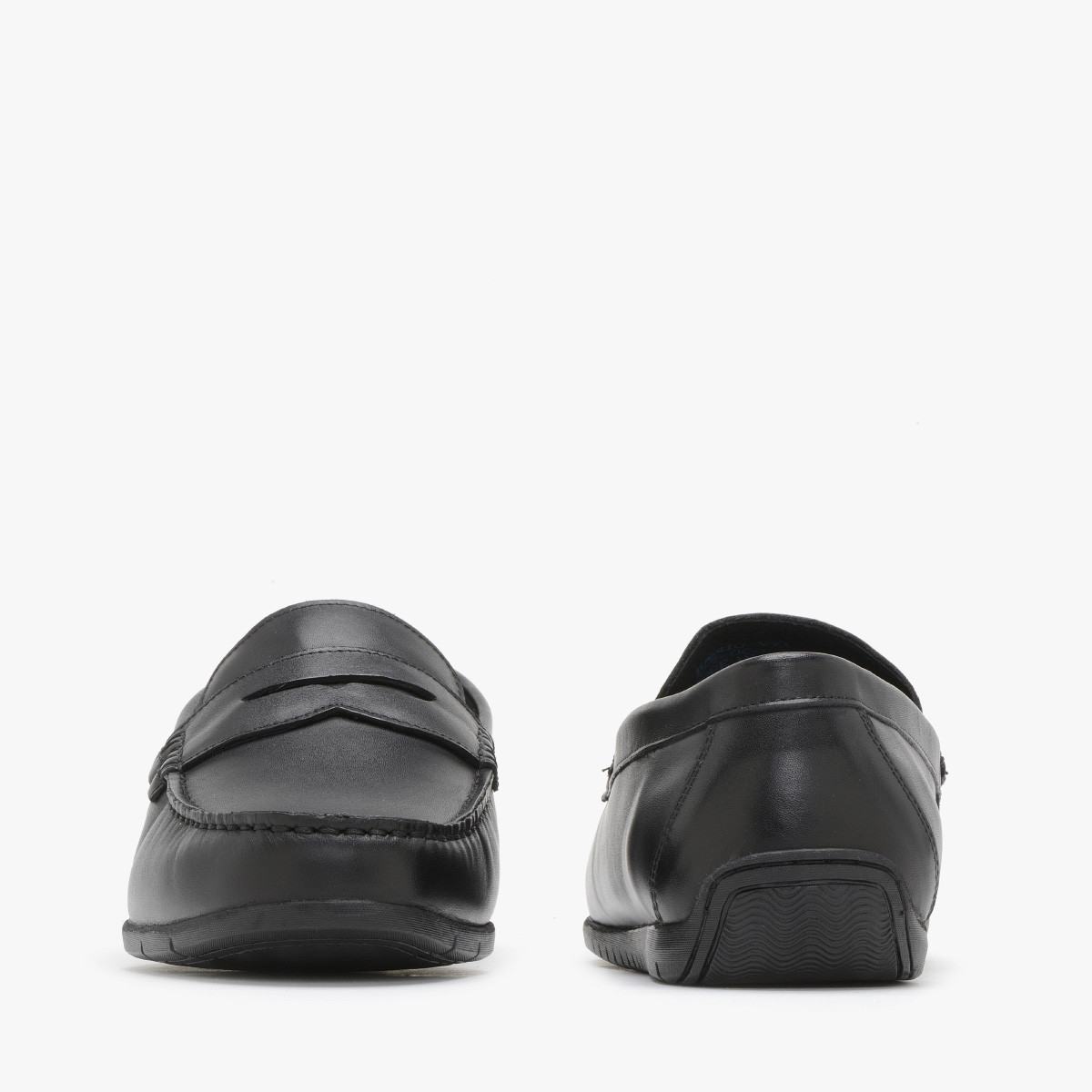 Czarne mokasyny mskie