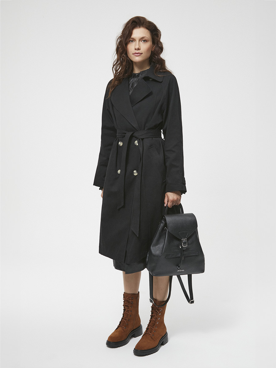 Rude trzewiki damskie na lekkiej podeszwie