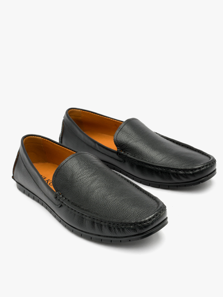 Czarne mokasyny mskie