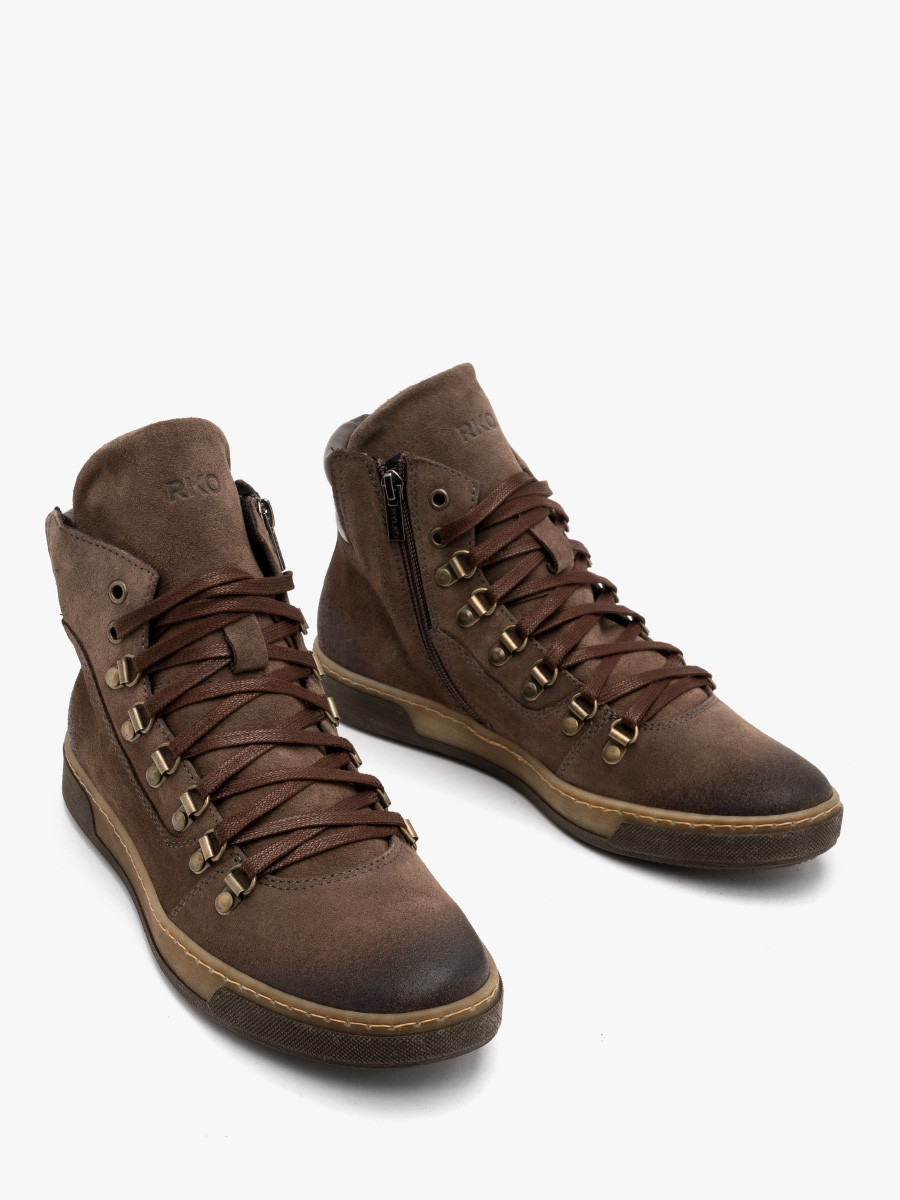 Trzewik mski z czonych skór