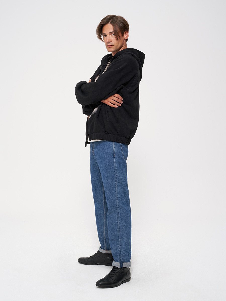 Czarne trzewiki mskie