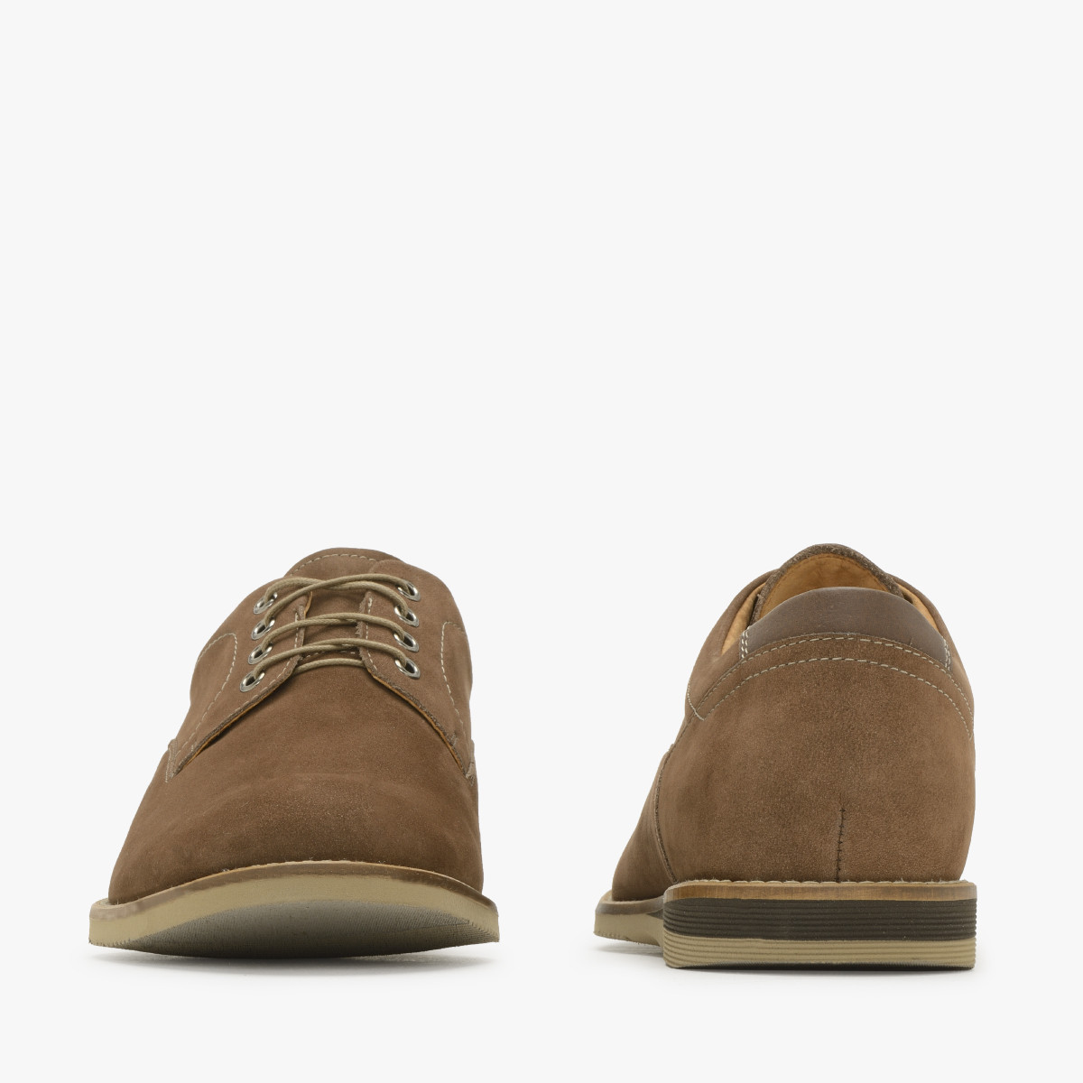 Brzowe póbuty mskie