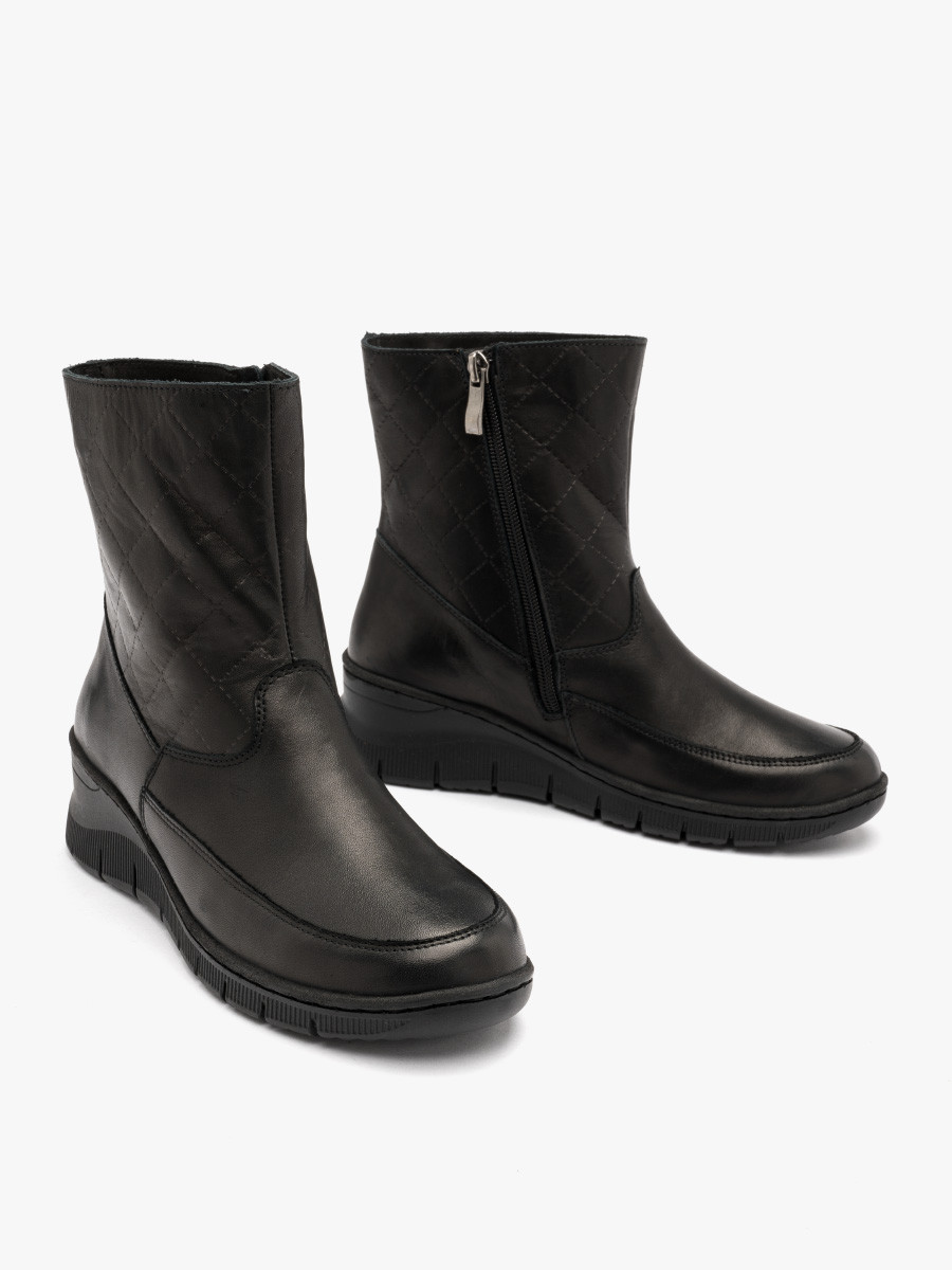 Czarne botki damskie