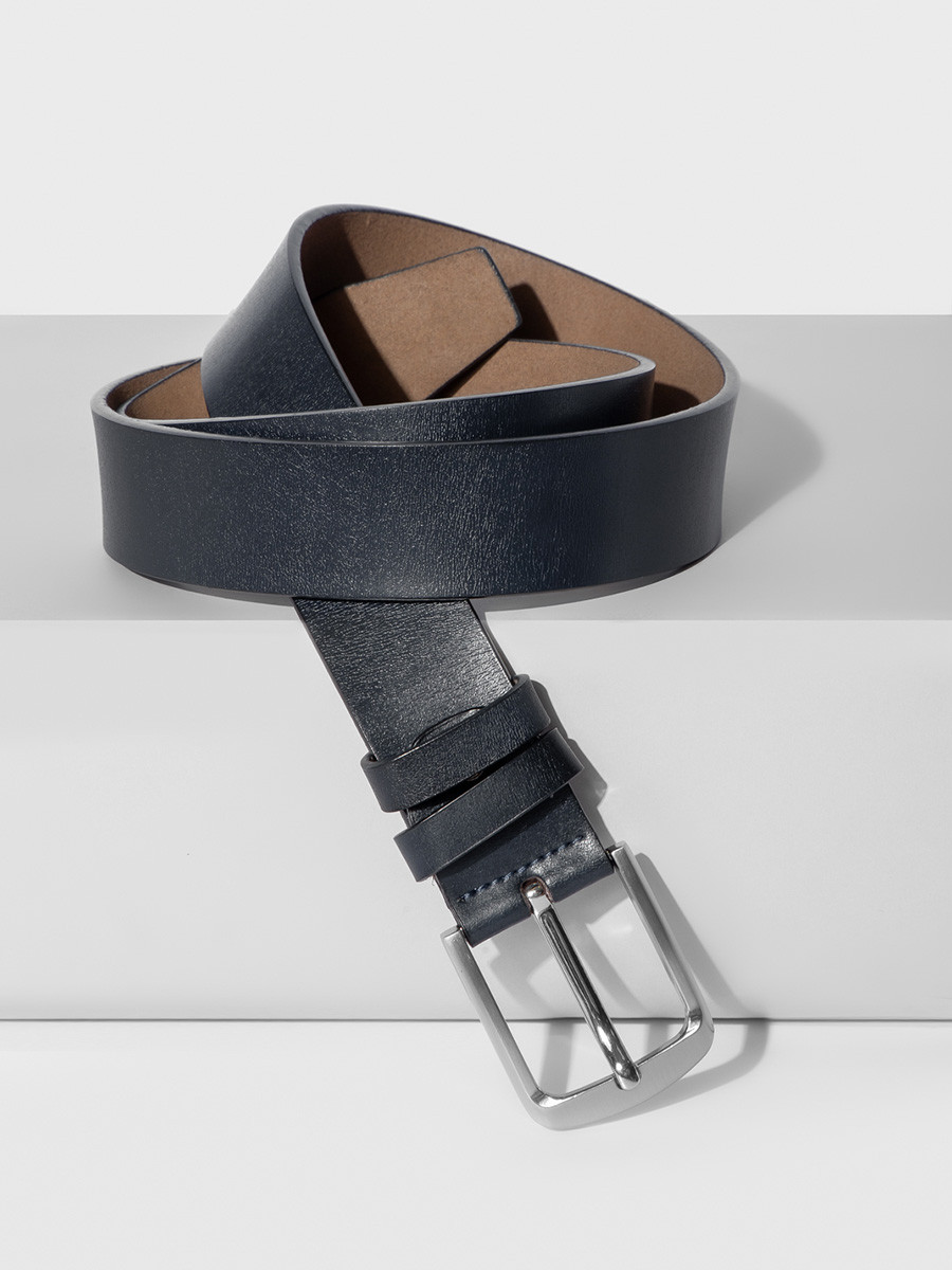 Granatowy pasek mski