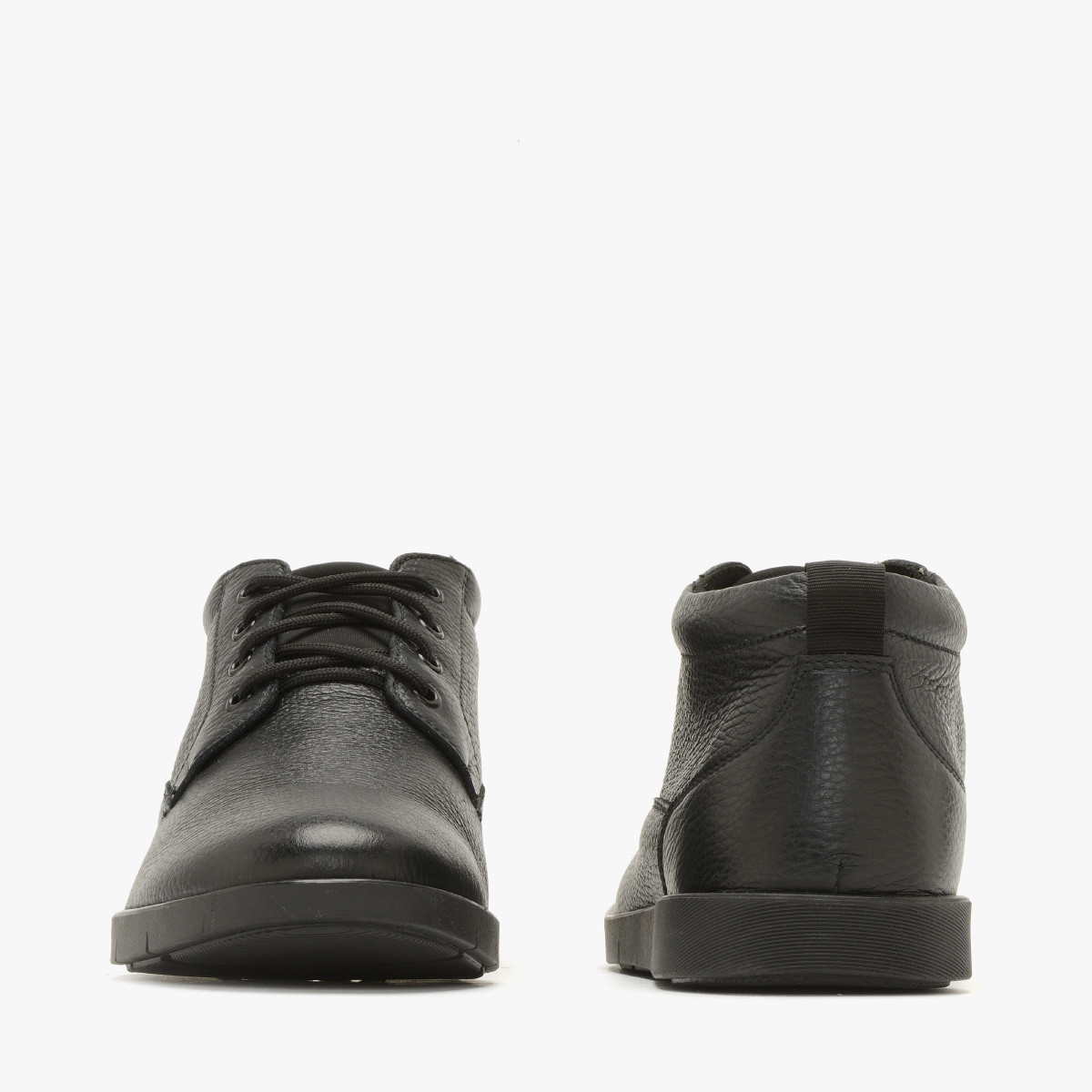 Czarne trzewiki mskie