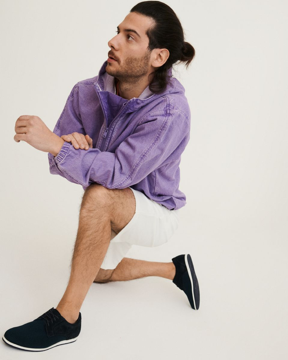 Granatowe póbuty mskie