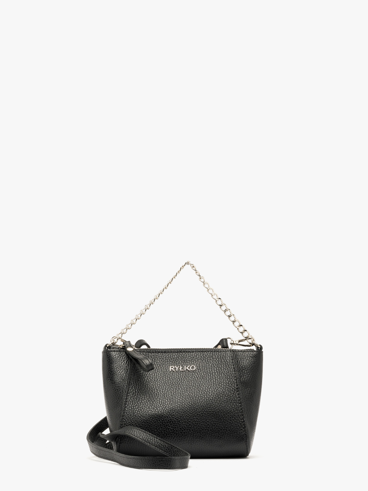 Maa, czarna torebka z ańcuszkiem