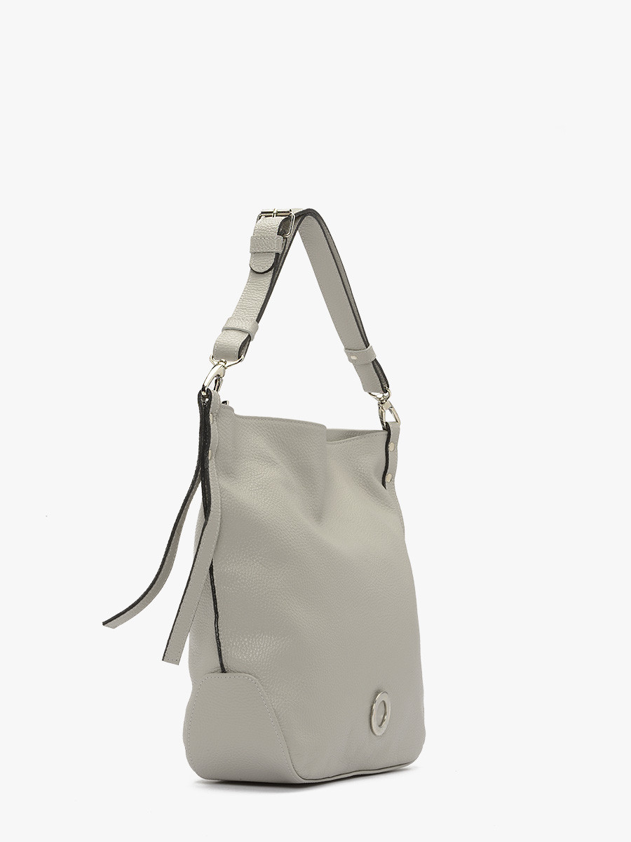 Szara pakowna torebka