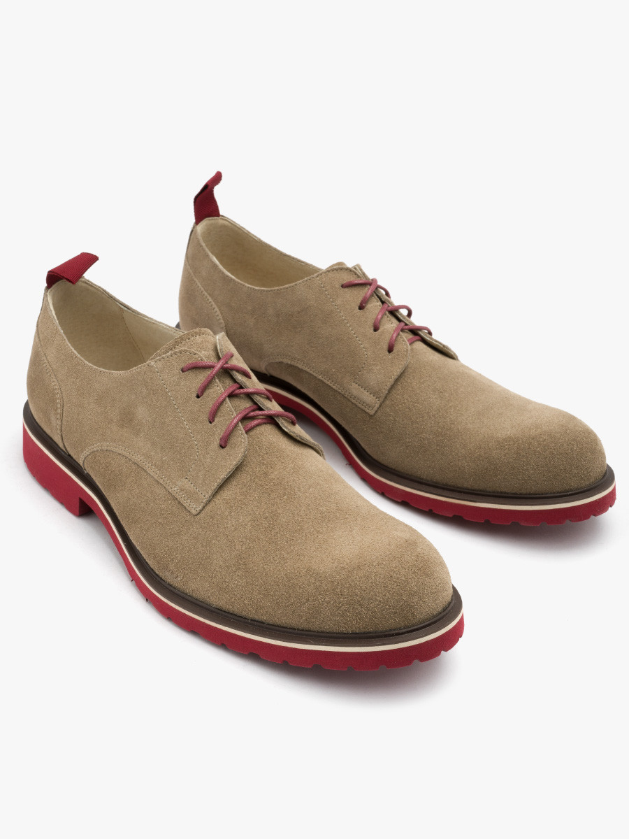 Szare, welurowe póbuty mskie