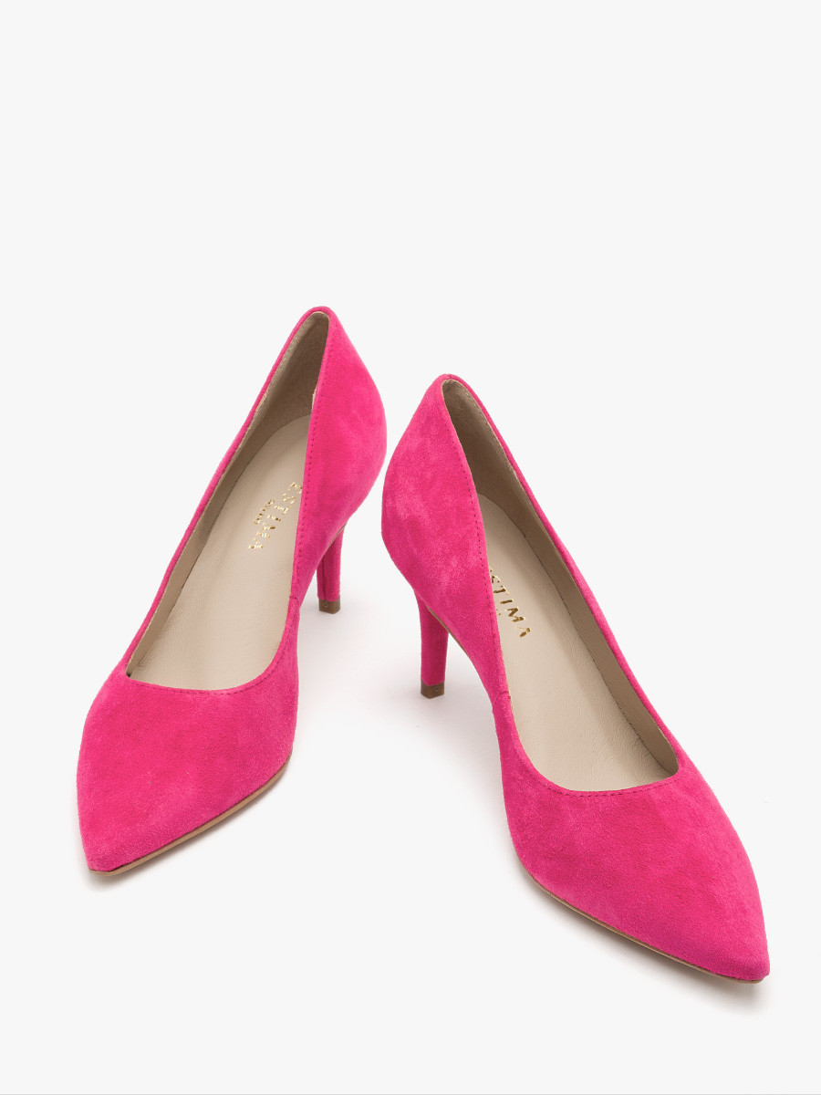 Czóenka na szpilce w kolorze fuksji