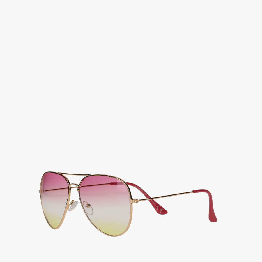 Okulary przeciwsoneczne typu pilotki z kolorowymi szkami