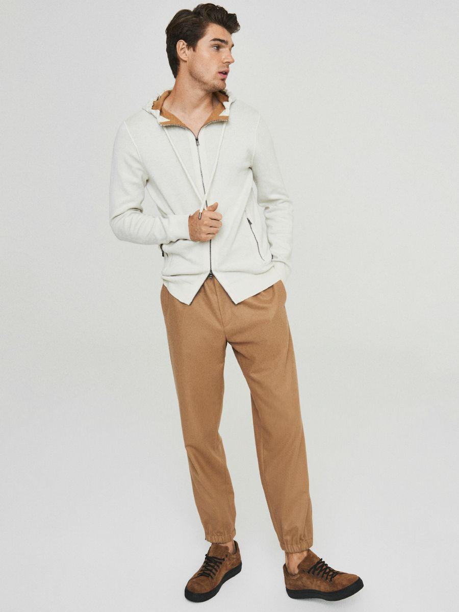 Brzowe trampki mskie