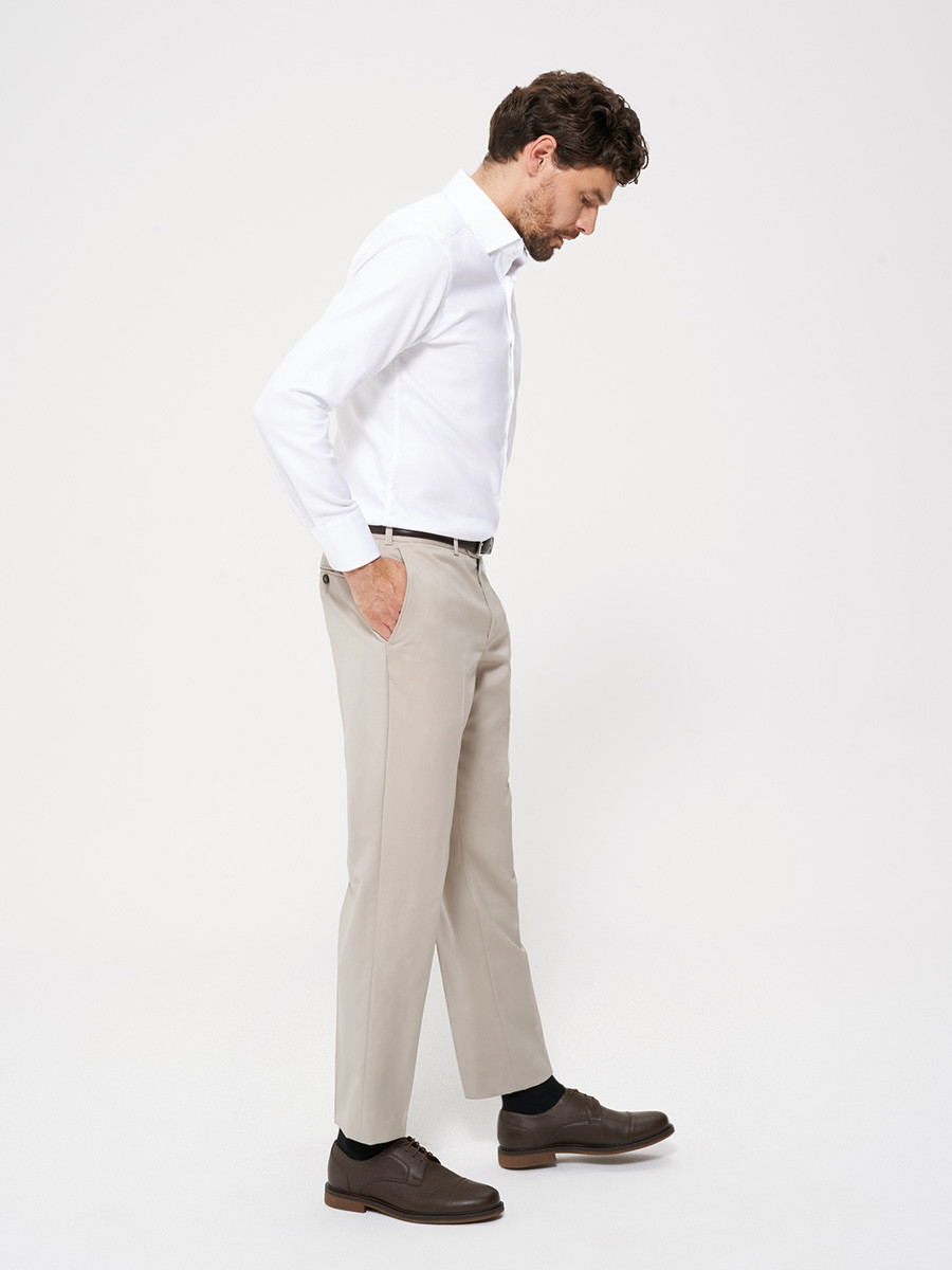 Brzowe póbuty mskie