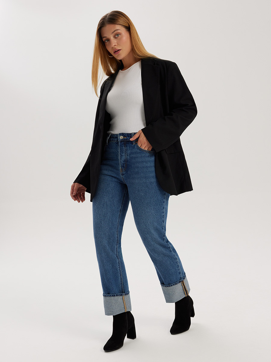 Czarne botki damskie