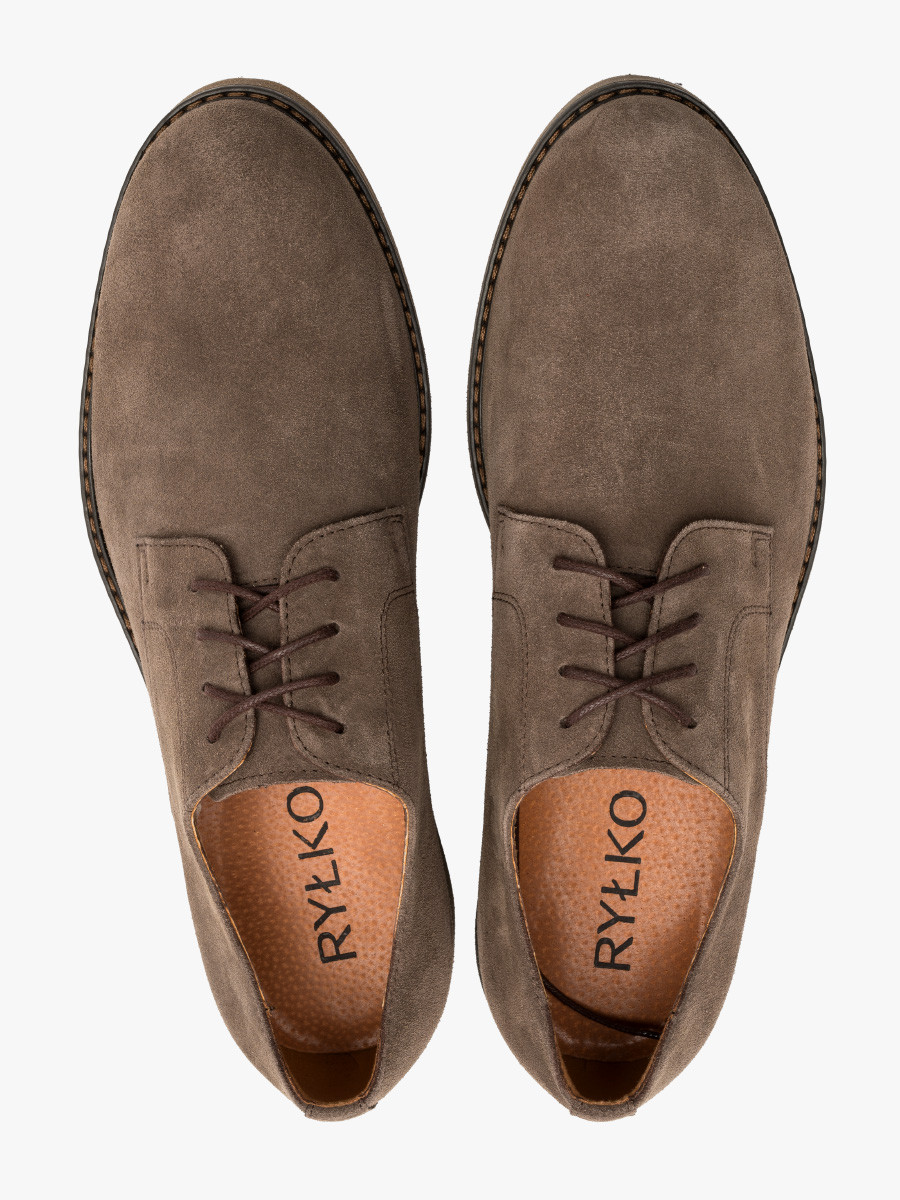 Szarobrzowe póbuty mskie