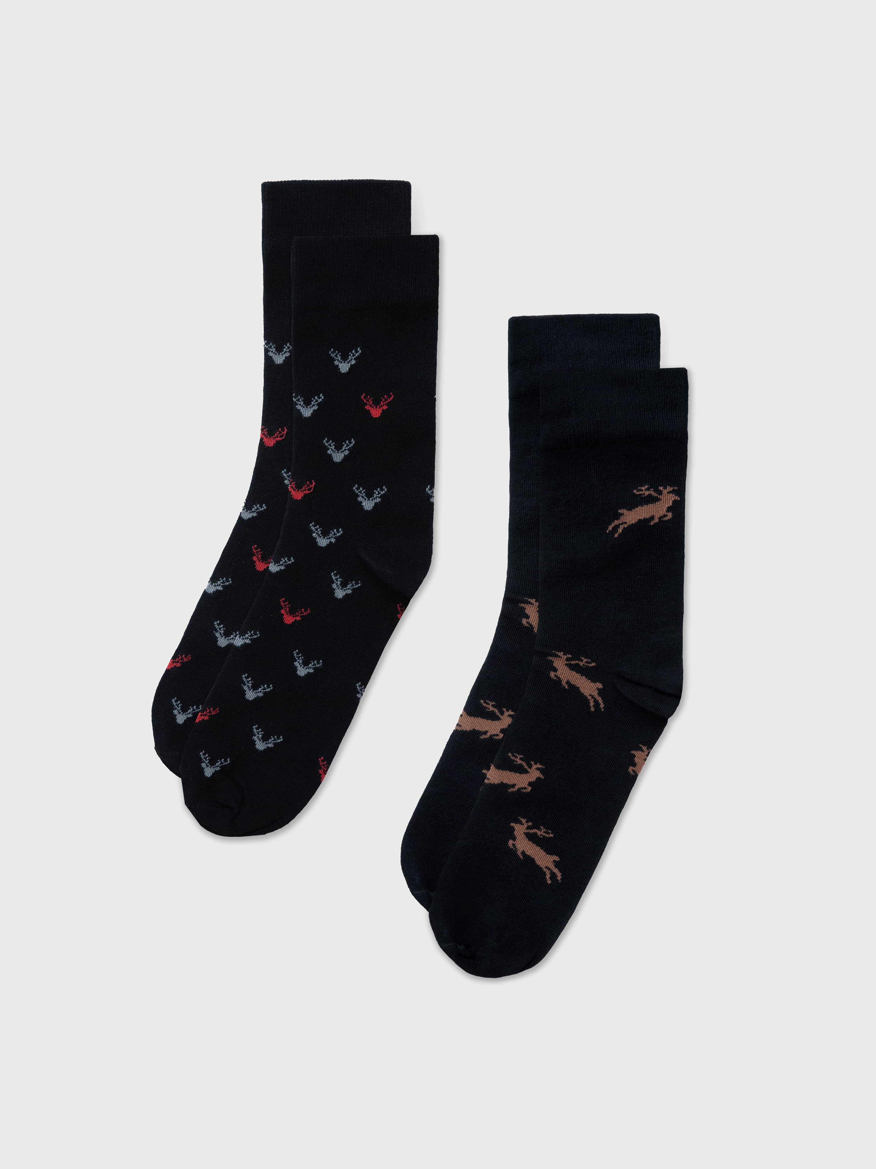 witeczne skarpety unisex z reniferami