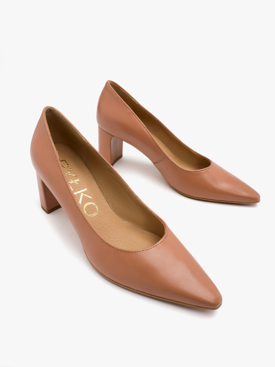 Czóenka na supku w kolorze brudny ró