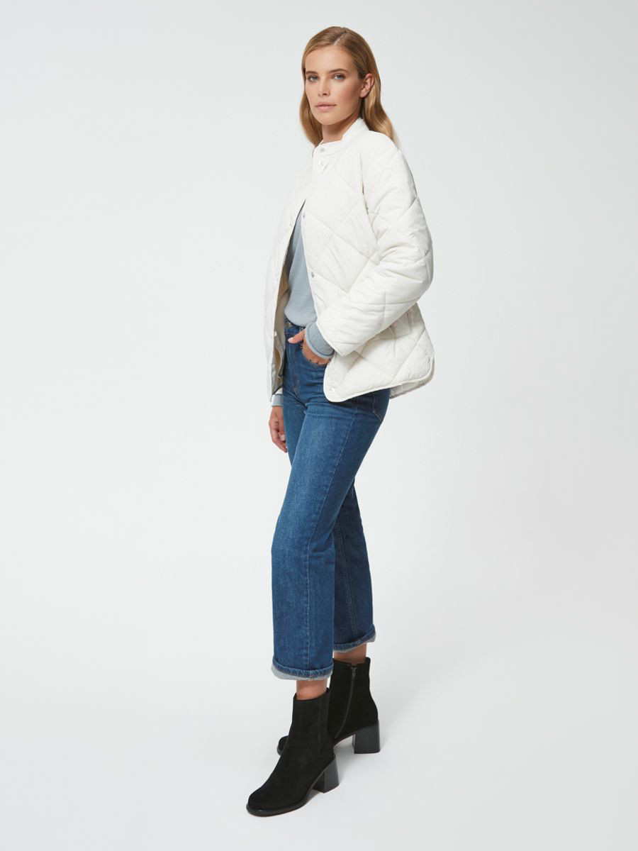 Czarny botek na masywnym obcasie