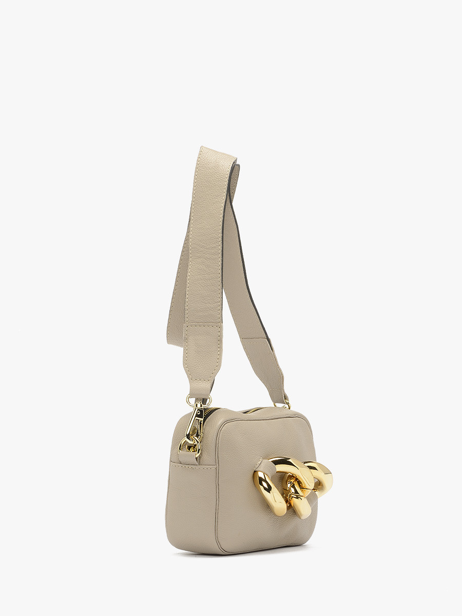 Maa beowa torebka z ozdobnym ańcuchem