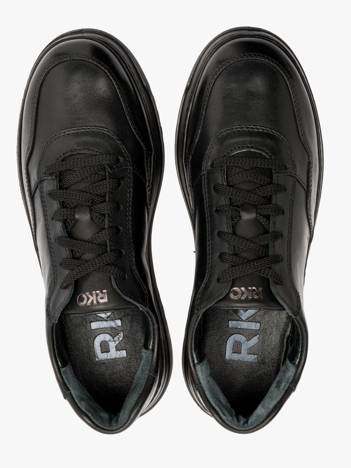 Czarny sportowy póbut mski