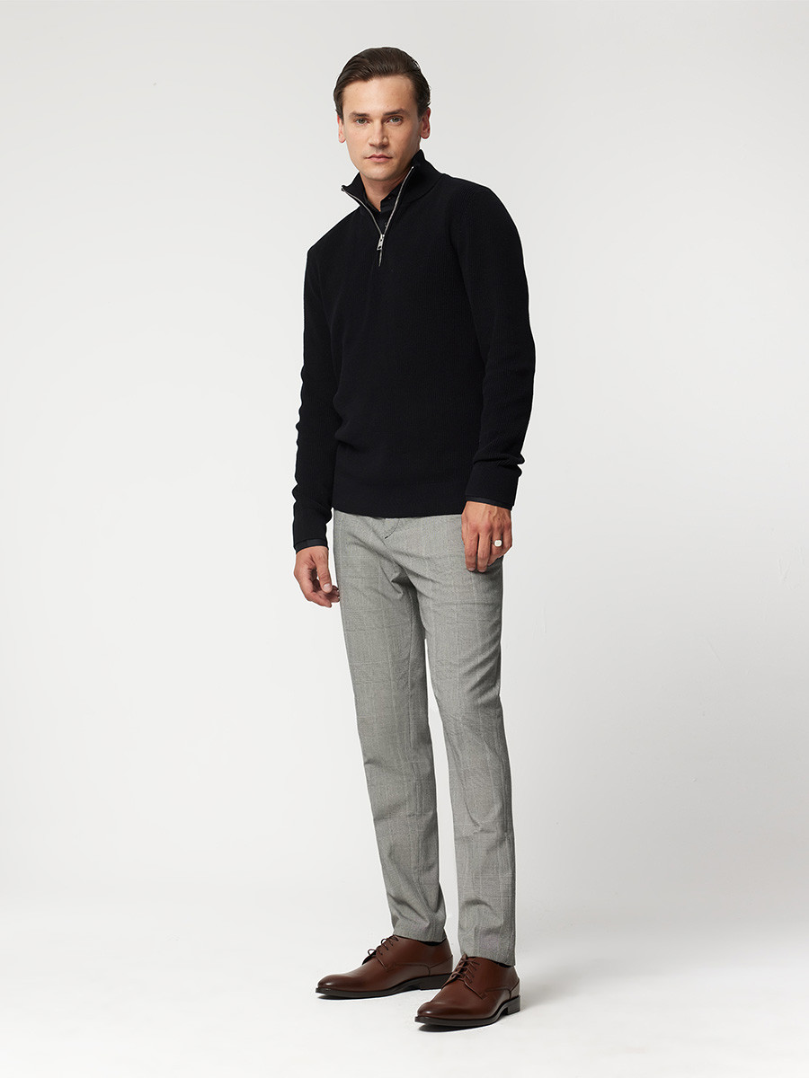 Ciemnobrzowe póbuty wizytowe