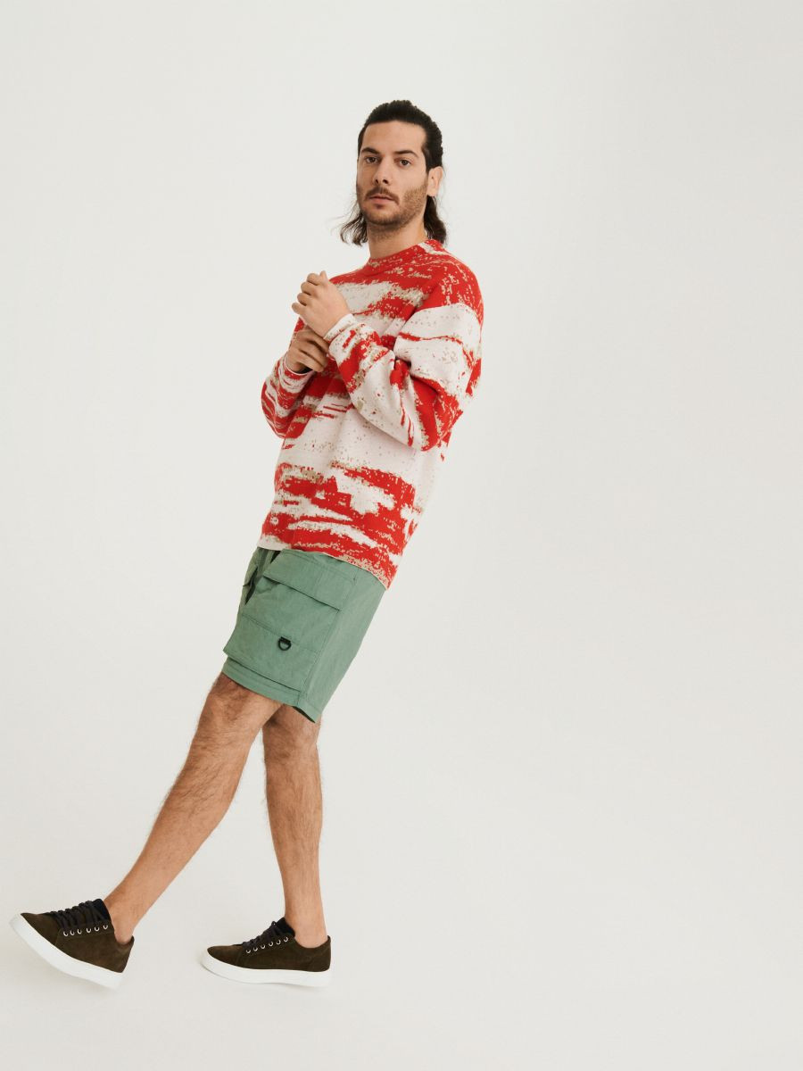 Oliwkowe, sportowe póbuty mskie